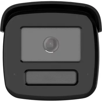Hikvision DS-2CD2T123G2-LIS2UY/SL(2.8mm)BLACK telecamera di rete bullet 2MP ColorVu AcuSense con audio bidirezionale e luce flash