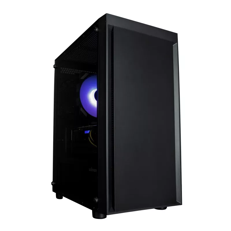 Zalman T3 PLUS case PC mini-tower mATX, nero, finestra in acrilico, 2 ventole