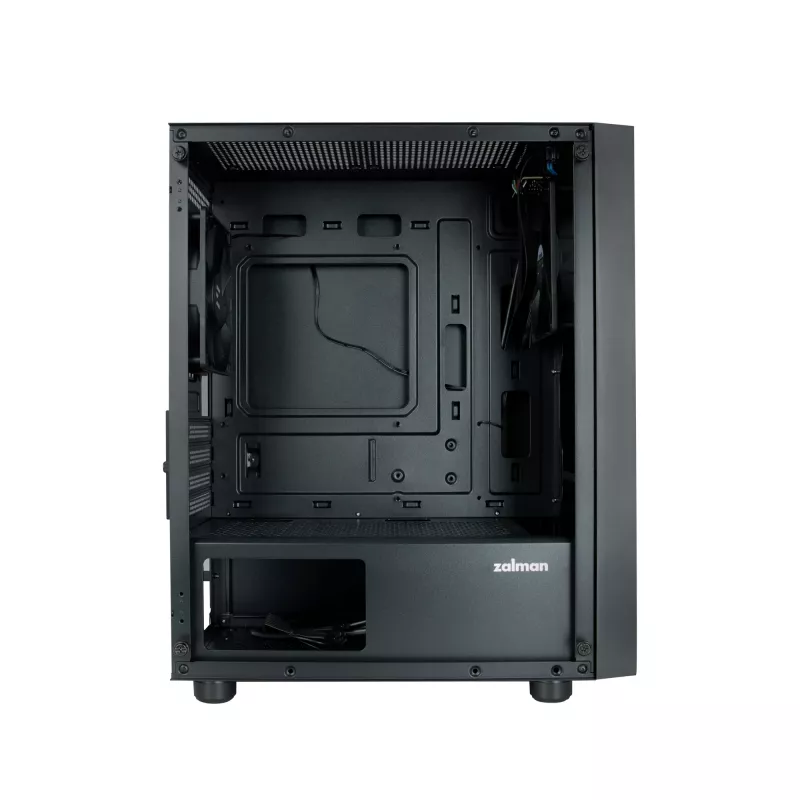 Zalman T3 PLUS case PC mini-tower mATX, nero, finestra in acrilico, 2 ventole
