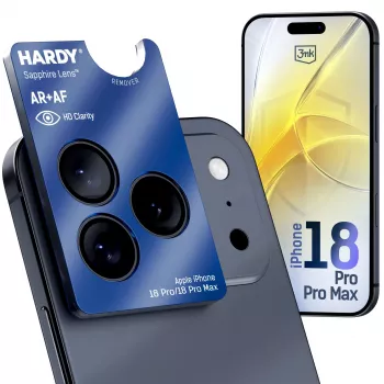 3MK PROTECTION Apple iPhone 18 Pro / 18 Pro Max - 3mk Hardy lente zaffiro