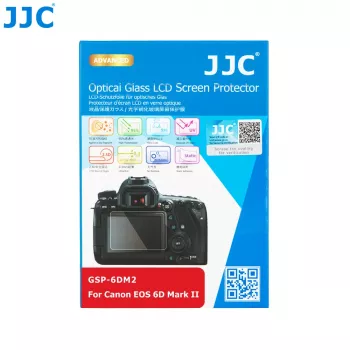 JJC Pellicola protettiva in vetro temperato 9H per Canon EOS 6D Mark II LCD (GSP-6DM2)