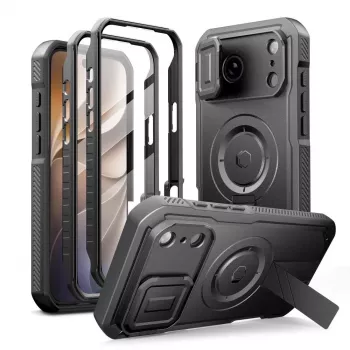 TECH-PROTECT Kevlar MagSafe Case in set da 2 per iPhone 17 Pro Max / 18 Pro Max - nero