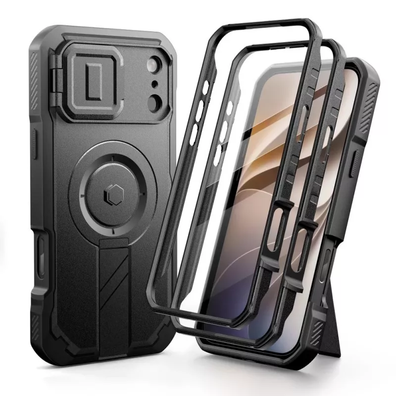 TECH-PROTECT Kevlar MagSafe Case in set da 2 per iPhone 17 Pro Max / 18 Pro Max - nero