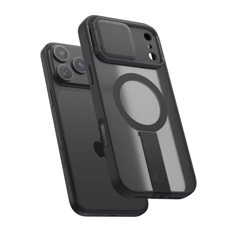 TECH-PROTECT KEVLAR AURA Custodia per iPhone 17 Pro / 18 Pro nero opaco