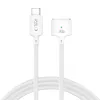 TECH-PROTECT MMC01 Ultraboost Cavo magnetico per MacBook USB-C a MagSafe 3 140W 300cm bianco