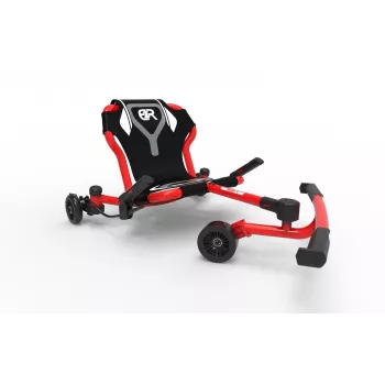 EzyRoller Drifter X Go-kart drift a propulsione gambe per bambini da 4-12+, rosso