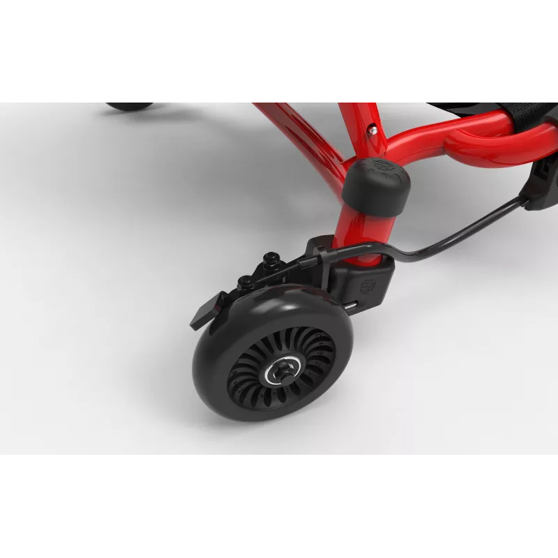 EzyRoller Drifter X Go-kart drift a propulsione gambe per bambini da 4-12+, rosso