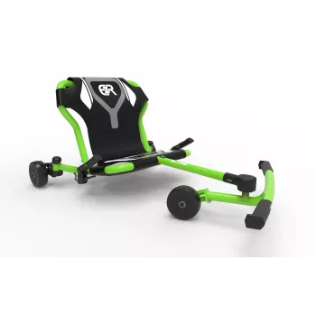 EzyRoller Drifter Pro X Go-kart drift a propulsione gambe per bambini da 10 anni - verde
