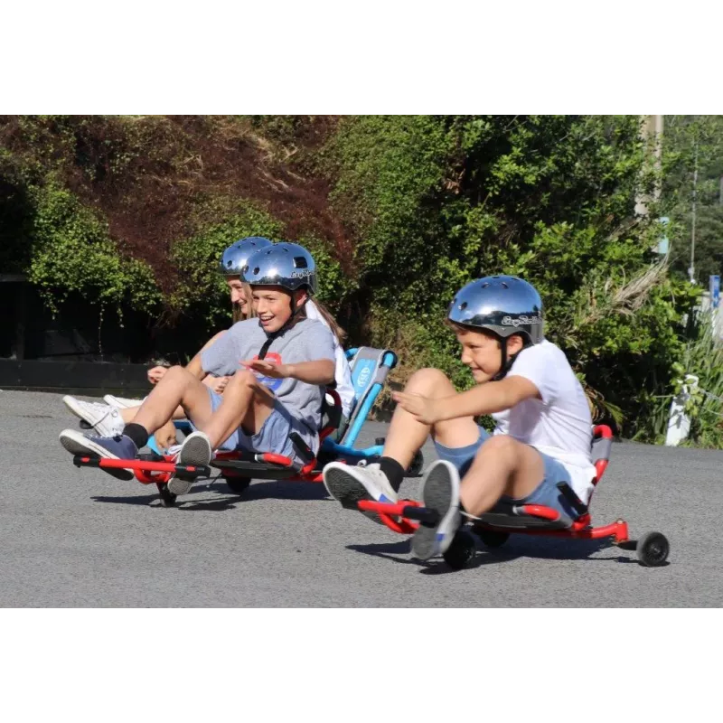 EzyRoller Drifter Pro X Go-kart drift a propulsione gambe per bambini da 10 anni - verde