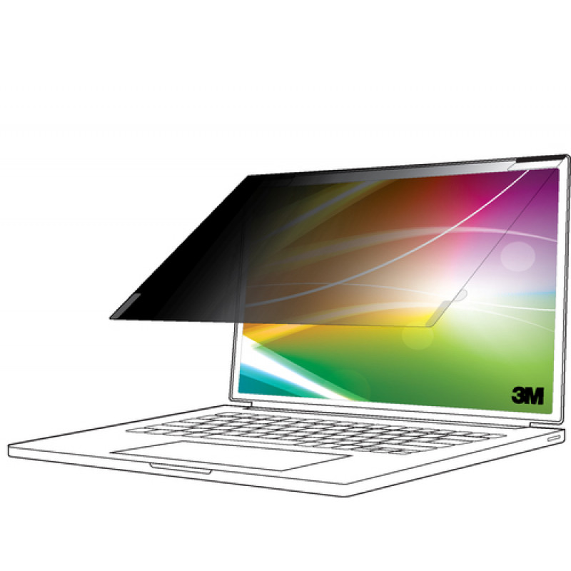 3M filtro privacy per notebook - schermo chiaro - rimovibile - Flip/adesivo - 35 cm (13,8