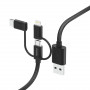 Hama 00201536, 1,5 m, USB A, USB C, USB 2.0, 480 Mbit/s, nero
