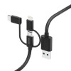 Hama 00201536, 1,5 m, USB A, USB C, USB 2.0, 480 Mbit/s, nero