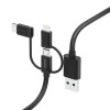 Hama 00201536, 1,5 m, USB A, USB C, USB 2.0, 480 Mbit/s, nero