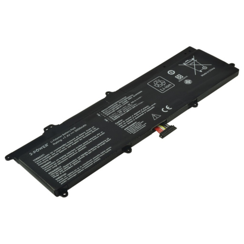 2-power batteria principale Asus VivoBook X201E - batteria - 5.000 mAh