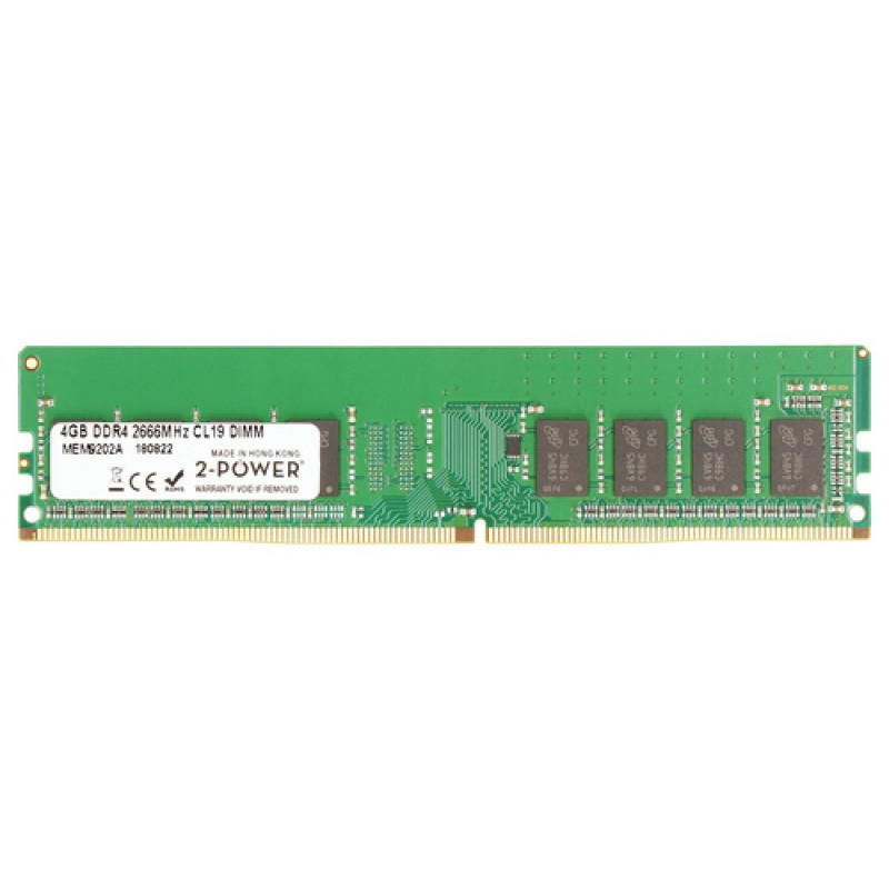 2-power 2P-01AG833 - 4 GB - 1 x 4 GB - DDR4 - 2666 MHz