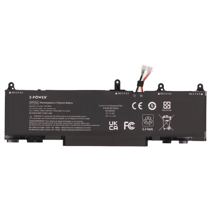2-Power Hauptakku HP Elitebook 830 G9 - batteria - 47 mAh