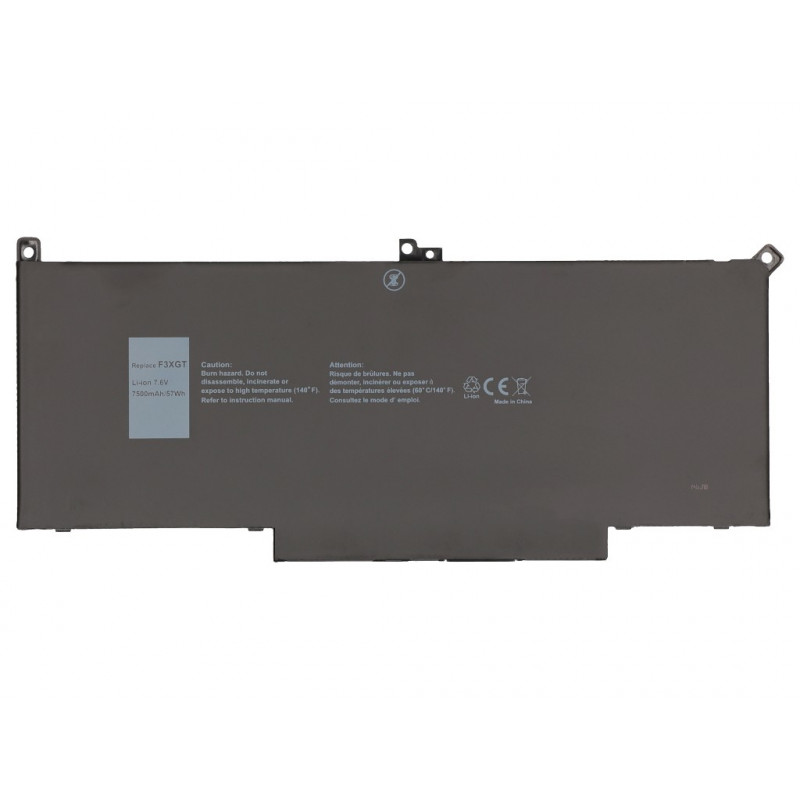 2-Power batteria principale per Dell Latitude 7280 7480 E7480 - batteria - 62 mAh (2P-2X39G)