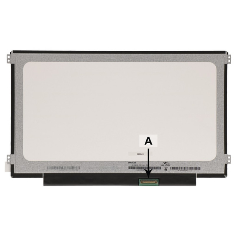 2-Power 11,6 pollici HD IPS opaco con staffe sinistra/destra (2P-391-BDMM)