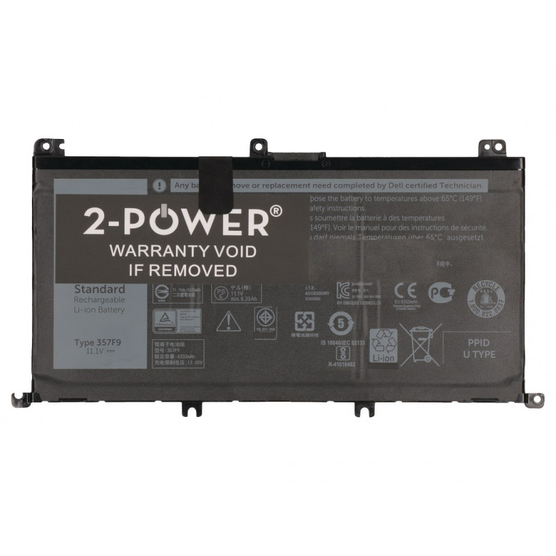 2-power 2P-357F9 - batteria ricaricabile - 7.200 mAh 11,4 V