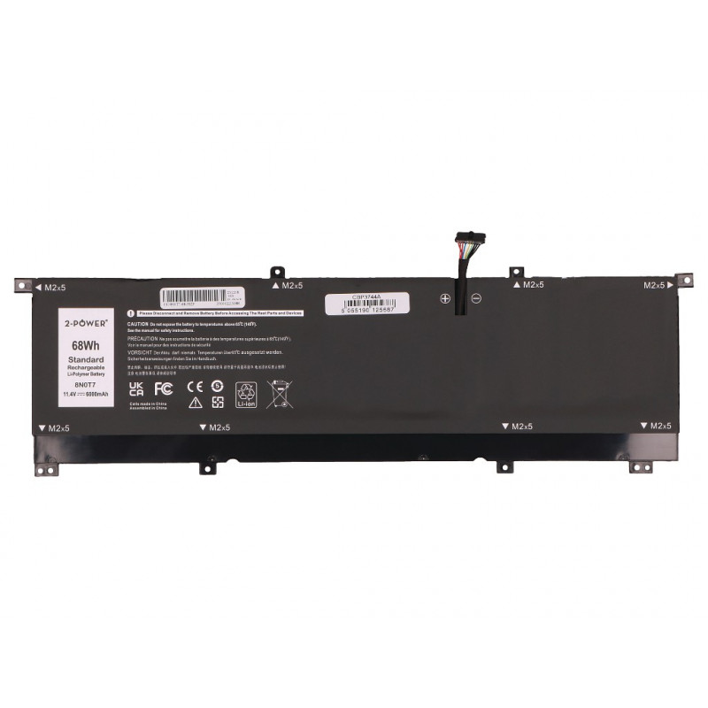 2-power batteria principale Dell XPS 15 9575 2-in-1 - 68 mAh (2P-451-BCEY)