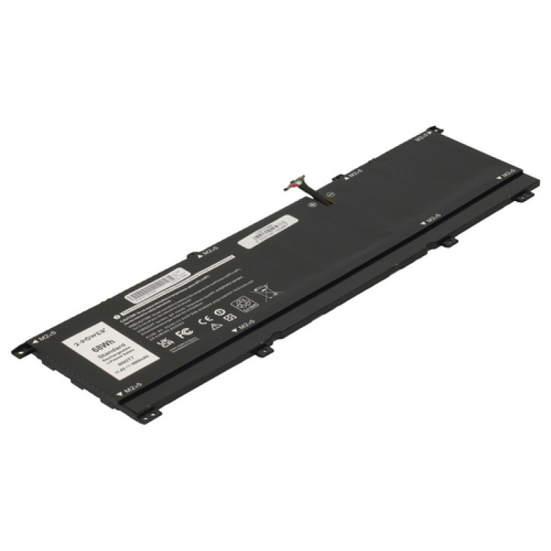 2-Power batteria principale Dell XPS 15 9575 2-in-1 - batteria ricaricabile - 68 mAh (2P-8N0T7)