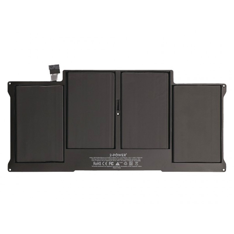 2-power 2P-A1405 - batteria ricaricabile - Apple MacBook Air 13 A1369 (Late 2010 - Mid 2011) - A1466 (Mid 2012 - Mid 2013 - Early 2014 - Early...