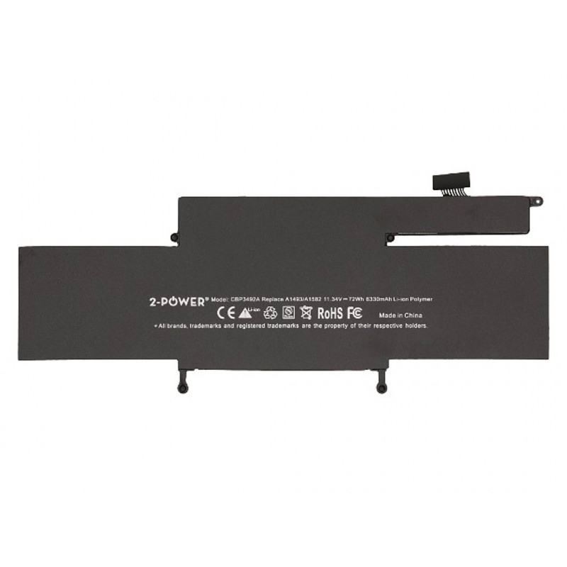 2-power 2P-A1493 - batteria ricaricabile - Apple MacBook Pro 13 A1502 Late 2013 (EMC2678) - Mid 2014 (EMC2875)
