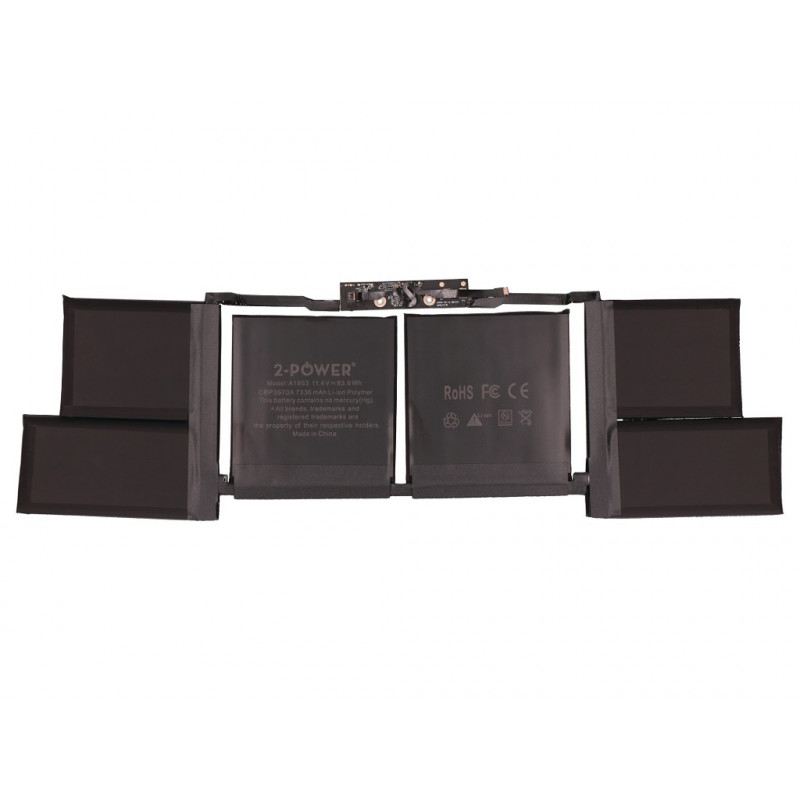 2-power 2P-A1953 - Apple MacBook Pro 15 Touch A1990 Mid 2018 (EMC3215) - 2019 (EMC3359)