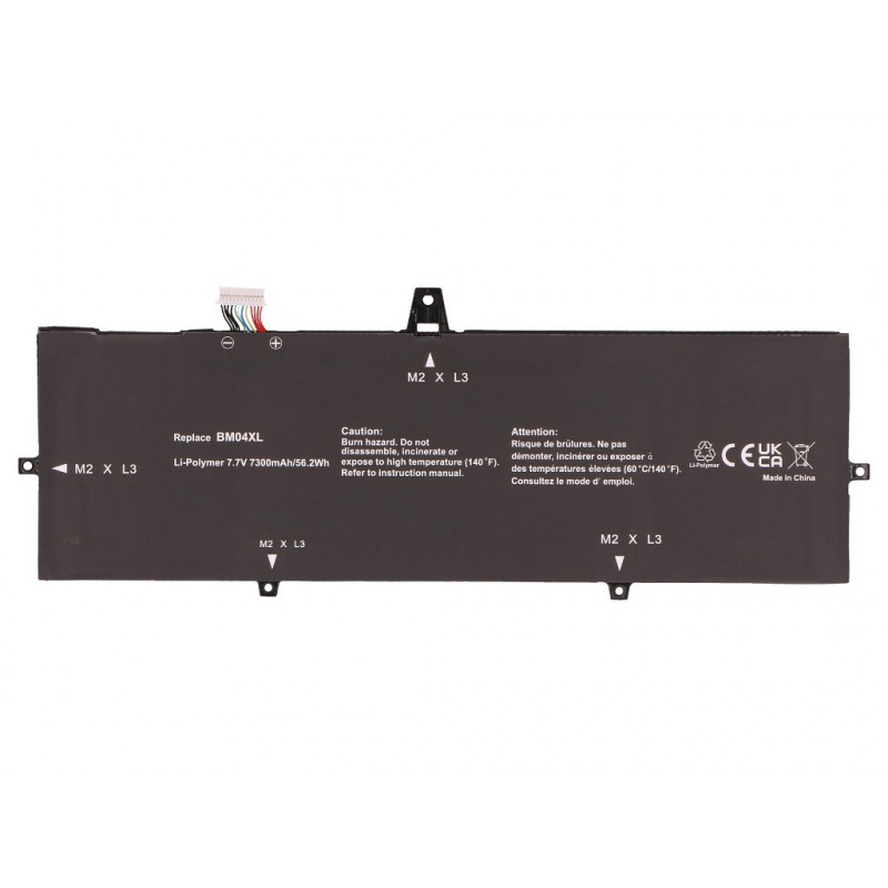2-power batteria principale HP EliteBook X360 1030 G3 G4 - batteria - 56 Wh