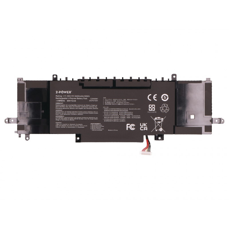 2-Power batteria principale - batteria - 3.400 mAh (2P-C31N1841)