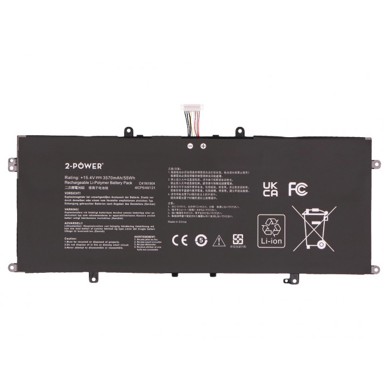 2-power Asus U4700J batteria principale - batteria - 49 mAh (2P-C41N1904)