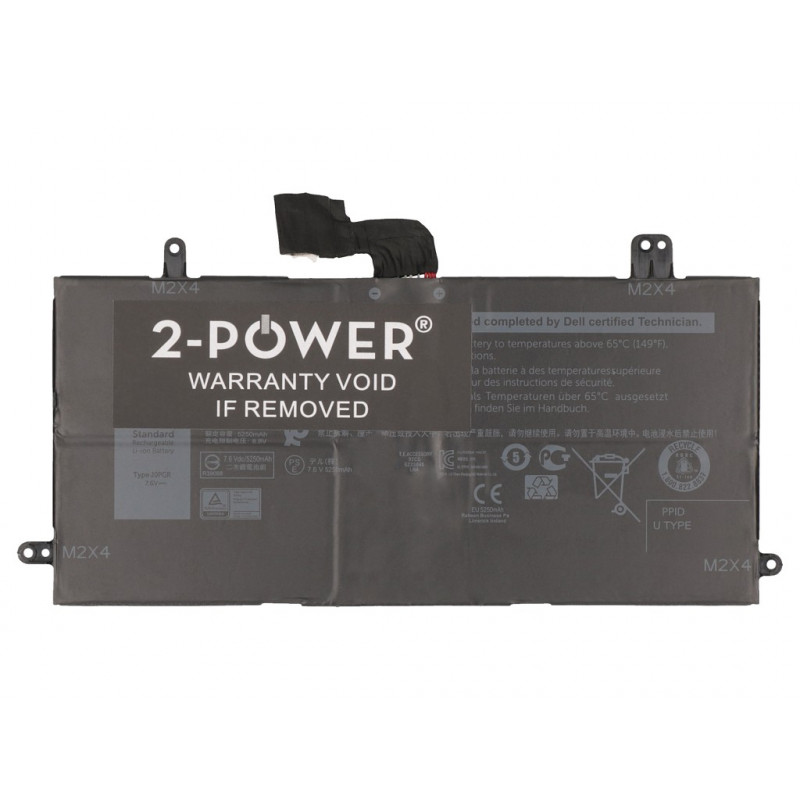 2-power 2P-J0PGR - display - batteria 42 mAh 7,6 V