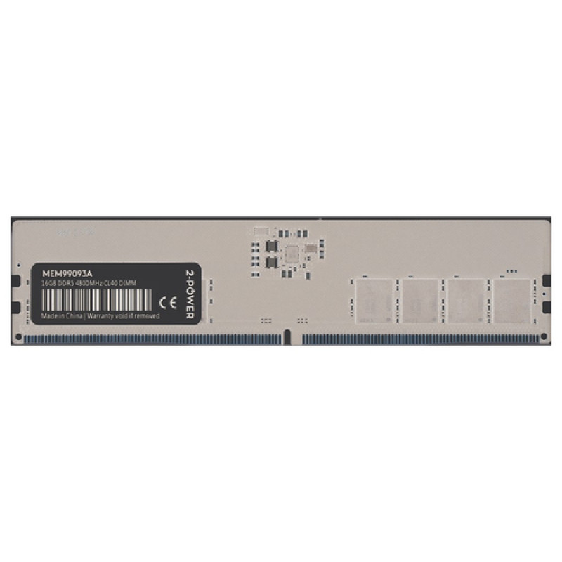 2-power 8GB DDR5 4800MHz CL40 DIMM - 8 GB - DDR5