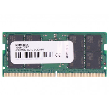 2-power CL40 SoDIMM - 32 GB - DDR5 (2P-KVR48S40BD8-32)