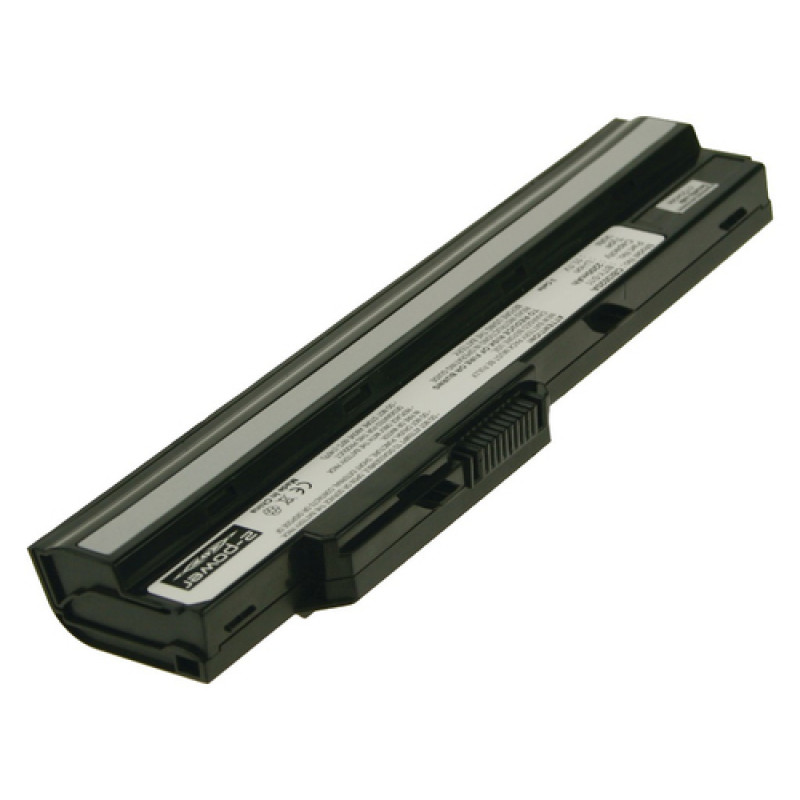 2-Power batteria principale pack MSI Wind U100 nero - batteria - 4.400 mAh (2P-LCB462)