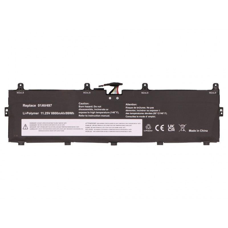 2-Power batteria principale Lenovo ThinkPad P72 20MB - batteria - 99 mAh (2P-L17C6P51)