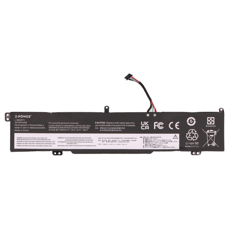 2-Power batteria principale Lenovo IdeaPad L340-15IRH - batteria - 53 mAh (2P-L18M3PF1)