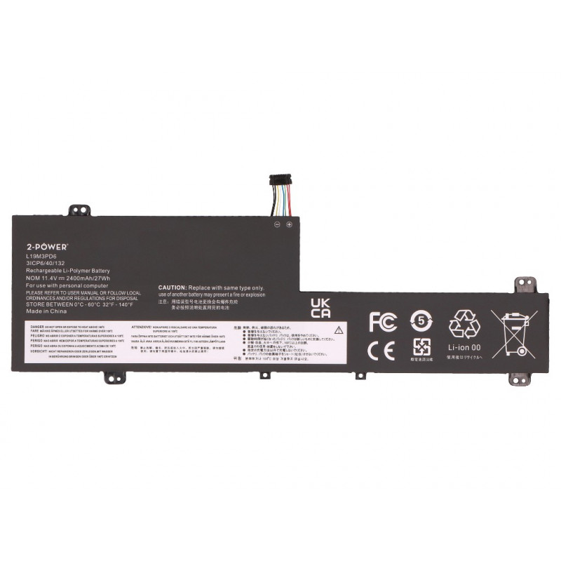 2-power batteria principale - batteria - 2.400 mAh (2P-L19D3PD6)