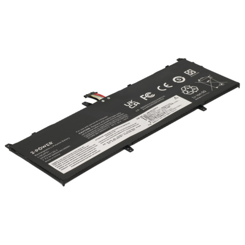 2-power batteria principale Lenovo Yoga C640-13IML NUOVA - batteria - 49 Wh (2P-L19D4PD1)