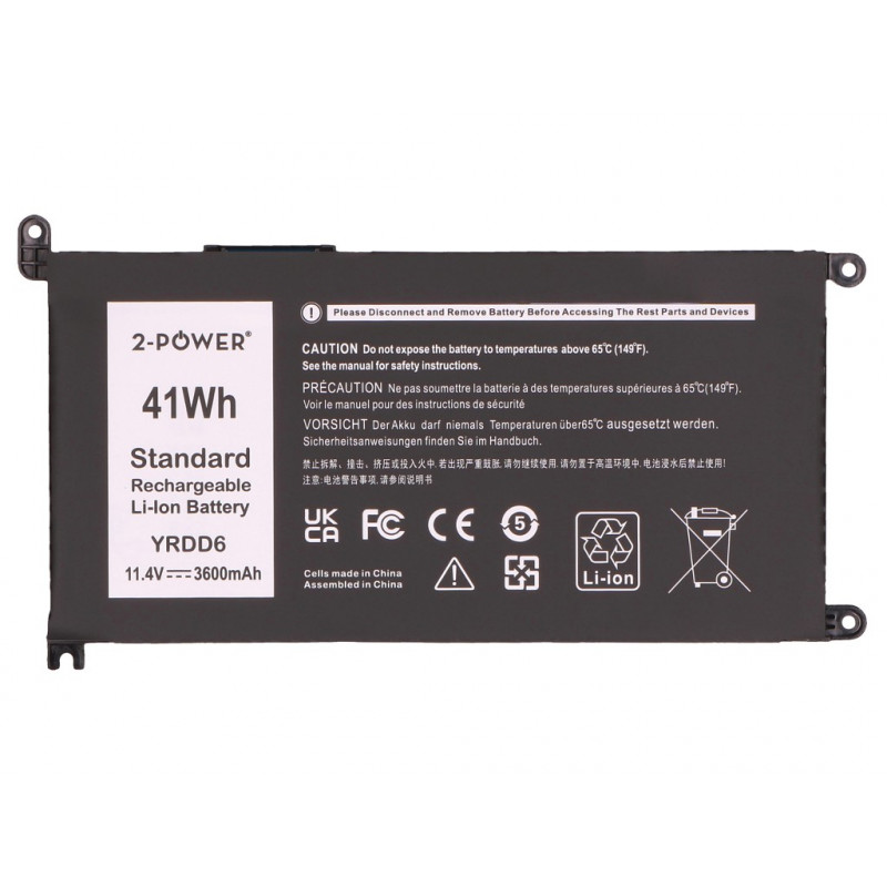 2-Power batteria principale Dell Inspiron 3579 - batteria - 41 mAh (2P-PT3W4)