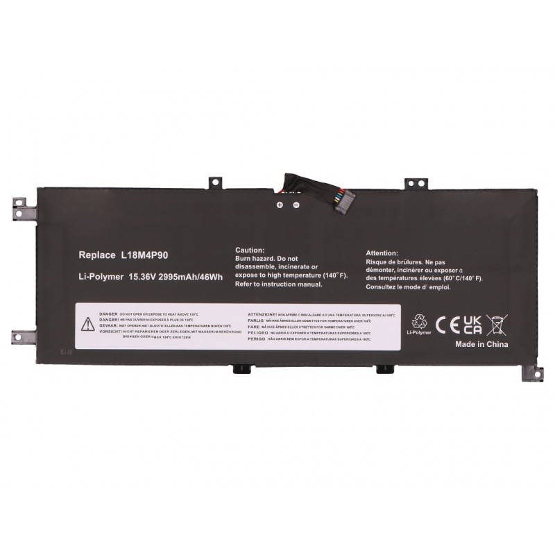 2-power Batteria principale Lenovo ThinkPad L13 Yoga - Batteria - 46 Wh (2P-SB10T83119)