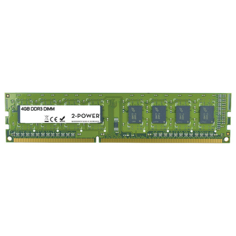 2-power 2PDPC31600UDDC14G - 4 GB - 1 x 4 GB - DDR3 - 1600 MHz - verde