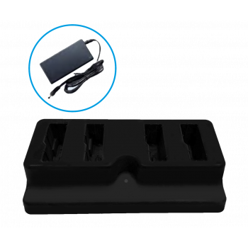 Unitech WD200 stazione di ricarica terminale 4 slot con alimentatore 1010-900031G