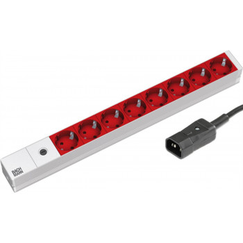 Bachmann ciabatta 48,26 cm 8xCEE7/3 connettore C14 alluminio L 8 m - (offline) UPS - 19