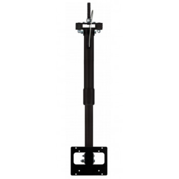 Zebra supporto, telescopico, regolabile 72 -138, montaggio a soffitto, VESA, nero