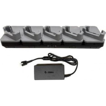 Zebra Kit caricabatterie handheld - per dispositivi con gusci rinforzati - Ethernet - porte di uscita: 5 - 48,3 cm (19 pollici)
