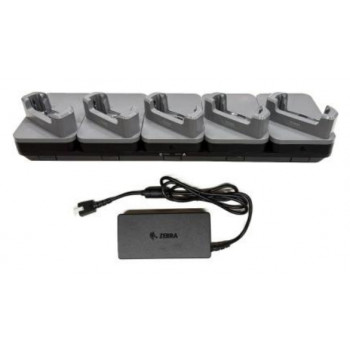 Zebra Kit caricabatterie handheld - per dispositivi con gusci rinforzati - Ethernet - porte di uscita: 5 - 48,3 cm (19 pollici)