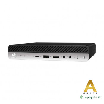 upcycle it HP EliteDesk 800 G6 Tiny Ricondizionato Mini-PC, i5-10500T, 16GB RAM, 512GB SSD, Win 10 Pro