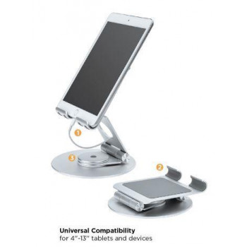 LH-GROUP SUPPORTO GIREVOLE PER SMARTPHONE E TABLET 4-13