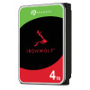 Bundle SEAGATE NAS HDD 4x4TB IronWolf 5400rpm 6Gb/s SATA 256MB cache 3,5 pollici 24x7 CMR per sistemi NAS e RAID rackmount nero